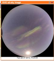 Real Time Aurora from Norway. CRD also is montioring sky on Aragats: http://crd.yerphi.am/Aragats_Sky_Monitoring